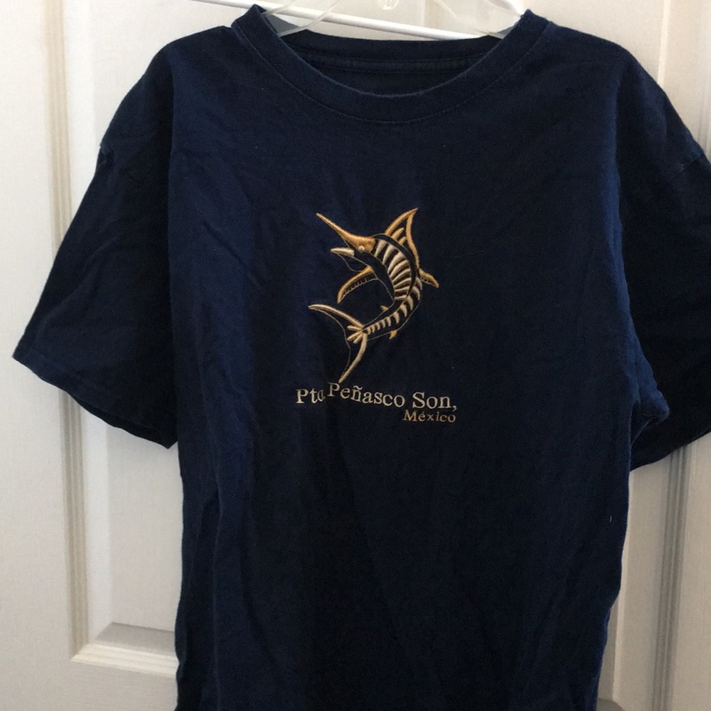 FINAL MARKDOWN Unisex csb embroidered short sleeved tee large
